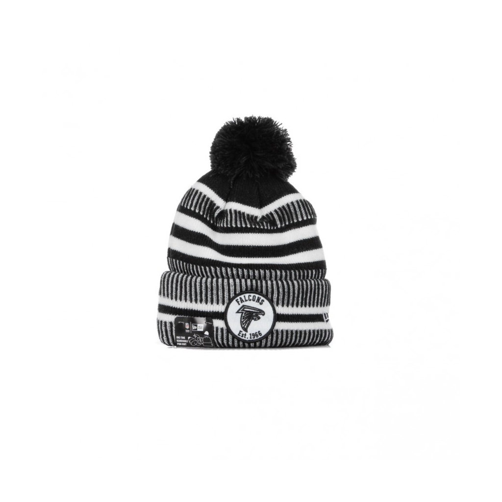 CAPPELLO INVERNALE POM POM NFL19 SPORT KNIT HOME ATLFAL BLACK/WHITE