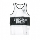 CANOTTA TIPO BASKET NBA MESH WORDMARK TANK CHIBUL BLACK/WHITE