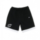 PANTALONE CORTO TUTA NBA MESH LOGO SHORT CLECAV BLACK/WHITE