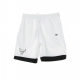 PANTALONE CORTO TUTA NBA MESH LOGO SHORT CHIBUL WHITE/BLACK