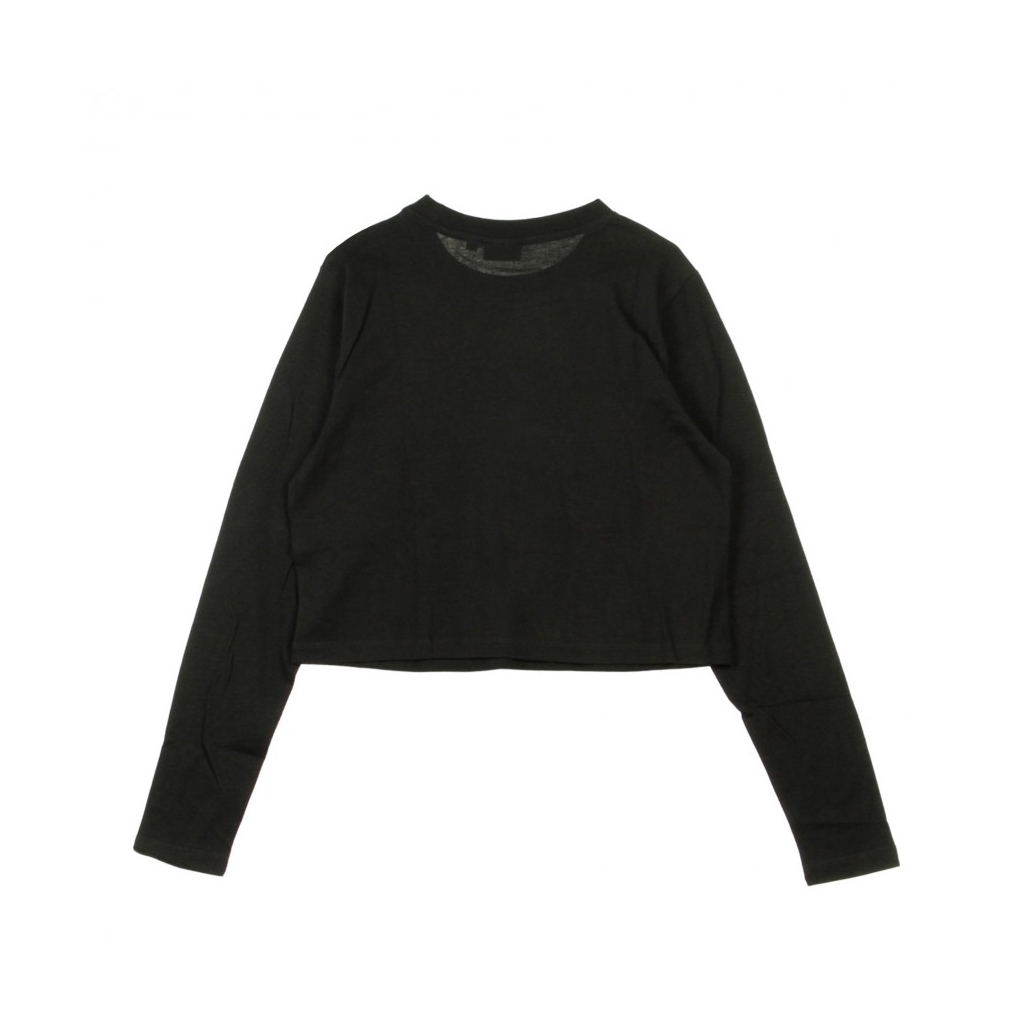 MAGLIETTA CORTA EAVEN L/S CROPPED BLACK