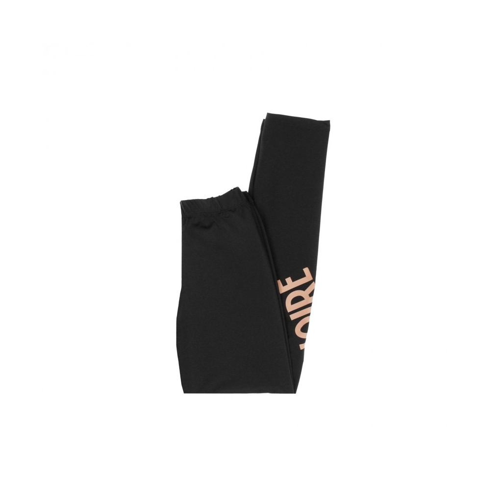 LEGGINS LOGO LEGGINGS BLACK/CANTALOUPE ORANGE