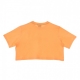 MAGLIETTA CORTA LOGO CROP TOP CANTALOUPE ORANGE