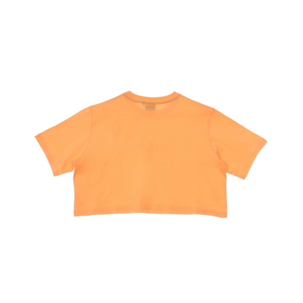 MAGLIETTA CORTA LOGO CROP TOP CANTALOUPE ORANGE