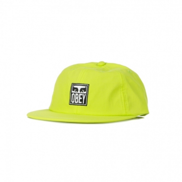 CAPPELLO VISIERA PIATTA DESTRUTTURATO ICON EYES 6 PANEL STRAPBACK KEY LIME