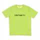 MAGLIETTA SCRIPT LIME/BLACK