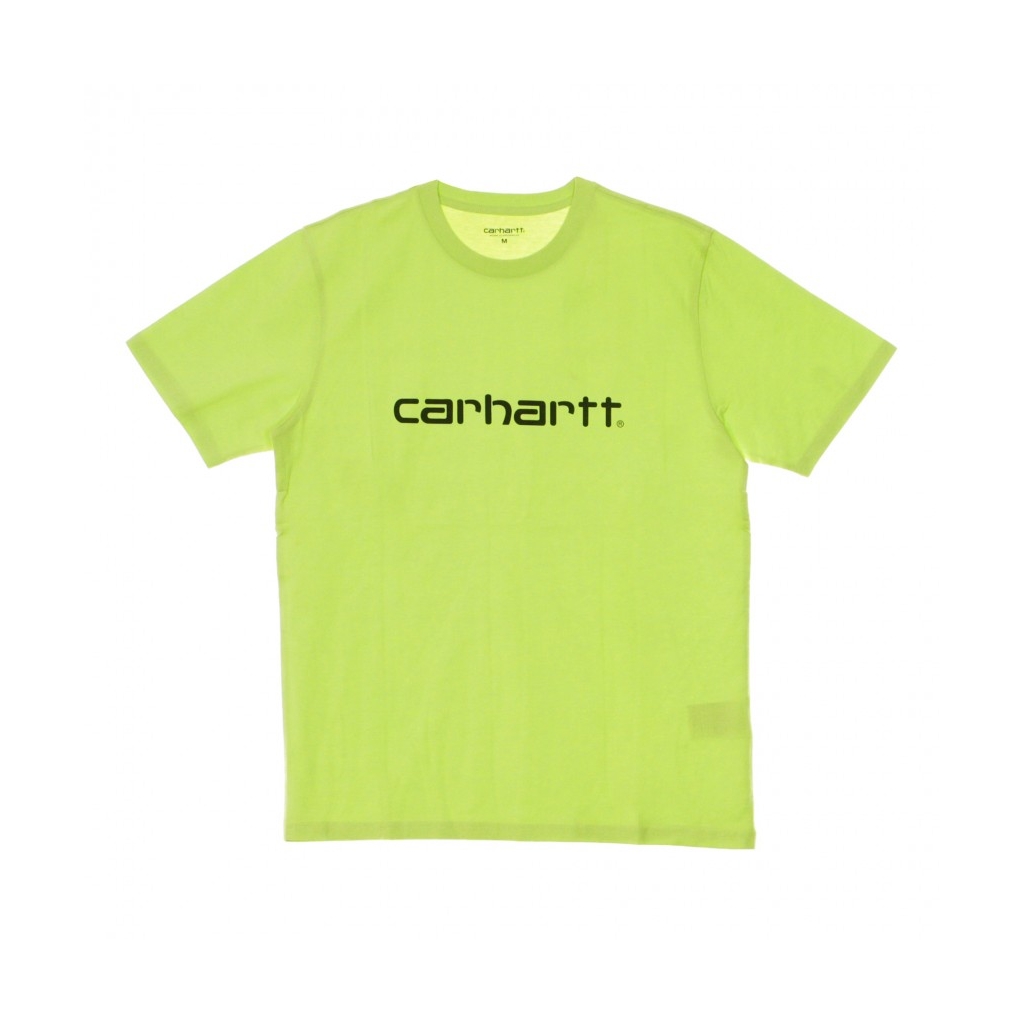 MAGLIETTA SCRIPT LIME/BLACK