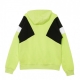 FELPA LEGGERA CAPPUCCIO BADE SHARP GREEN/BLACK/BRIGHT WHITE