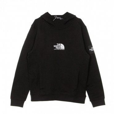 FELPA CAPPUCCIO FINE ALPINE HOODIE BLACK