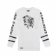 MAGLIETTA ARMED  DANGEROUS LONGSLEEVE BIANCO/NERO