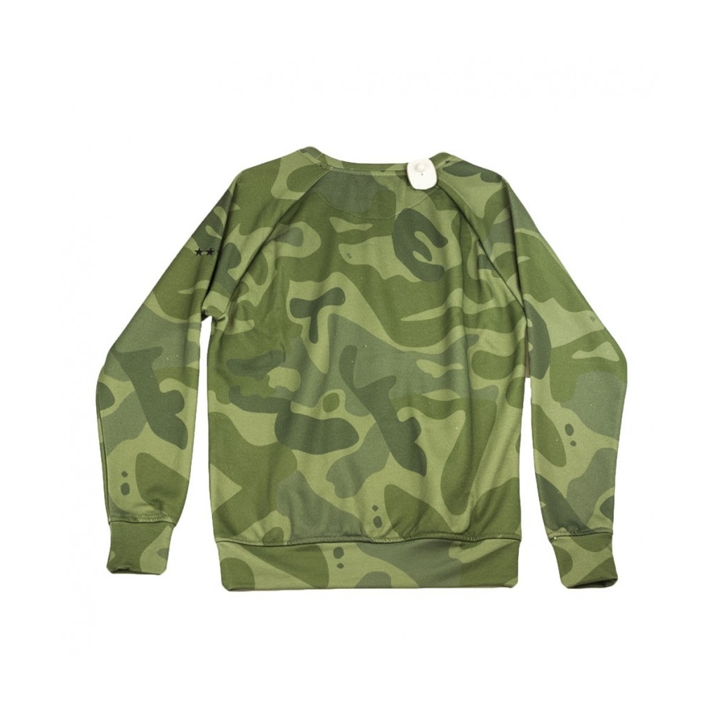 FELPA GIROCOLLO ONE MAN ARMY SWEATSHIRT MIMETICO