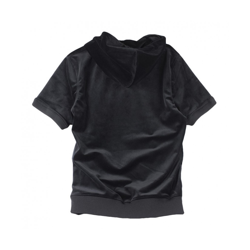 FELPA GIROCOLLO NEW AGE SHORT SLEEVE HOODY NERO