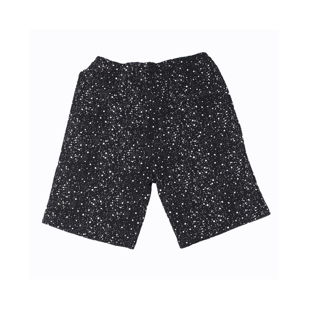 PANTALONE CORTO COLOMBIA SWEATSHORTS NERO/BIANCO