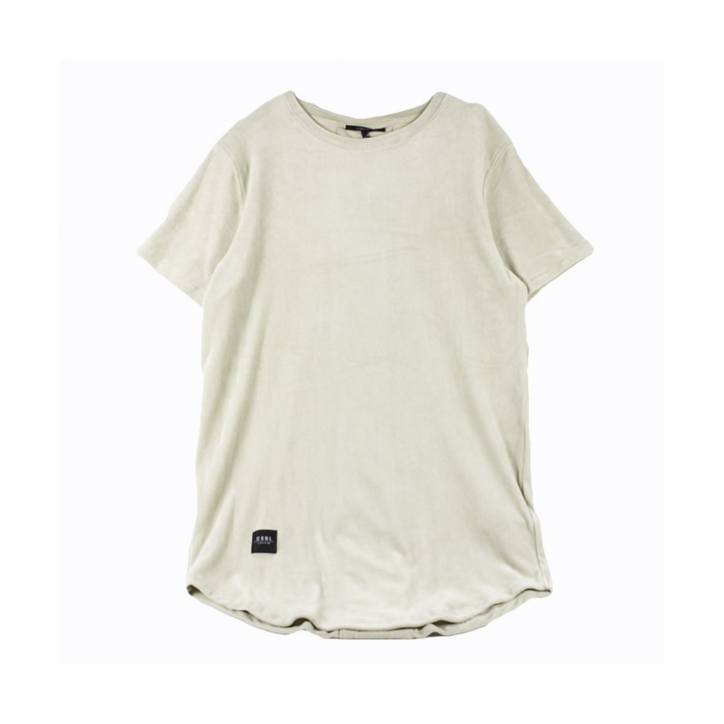 MAGLIETTA NEW AGE SCALLOP TEE BEIGE