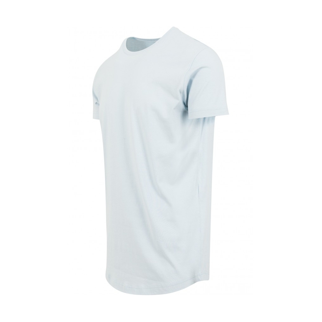 MAGLIETTA SHAPED LONG TEE AZZURRO