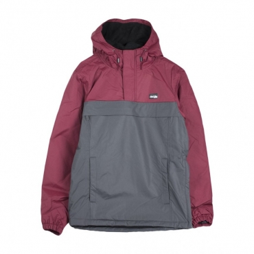 ANORAK INSULANER BREAKER ANTHRACITE RED