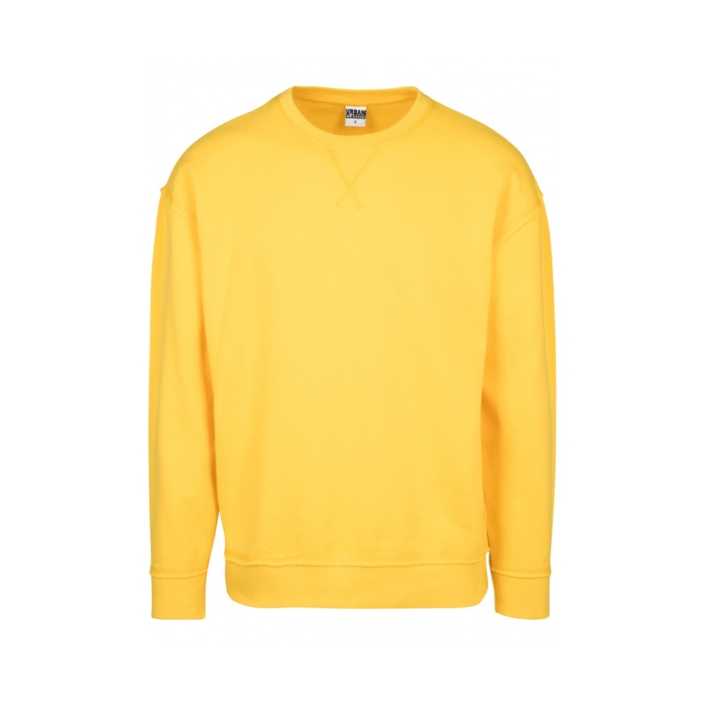 FELPA GIROCOLLO OVERSIZED OPEN EDGE CREW CHROME YELLOW