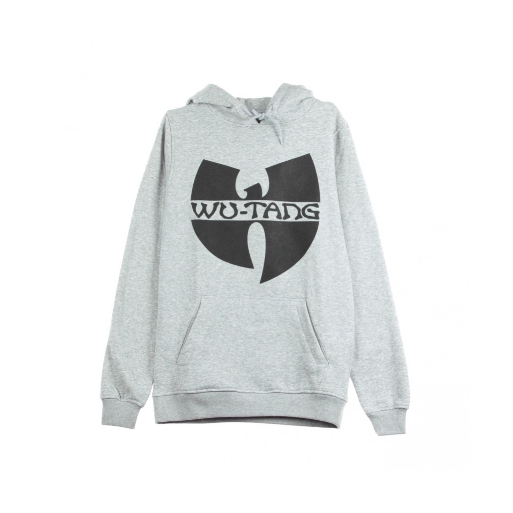 FELPA CAPPUCCIO LOGO HOODY HEATHER GREY/BLACK