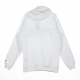 FELPA CAPPUCCIO CLASSIC LOGO HOODY BRIGHT WHITE