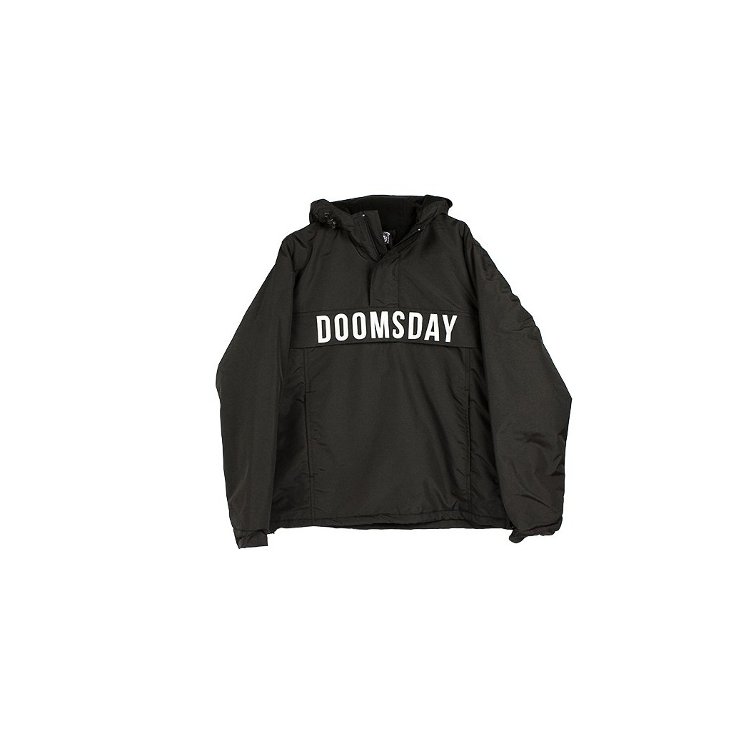 ANORAK HAMMERHEAD PULLOVER JACKET BLACK/WHITE