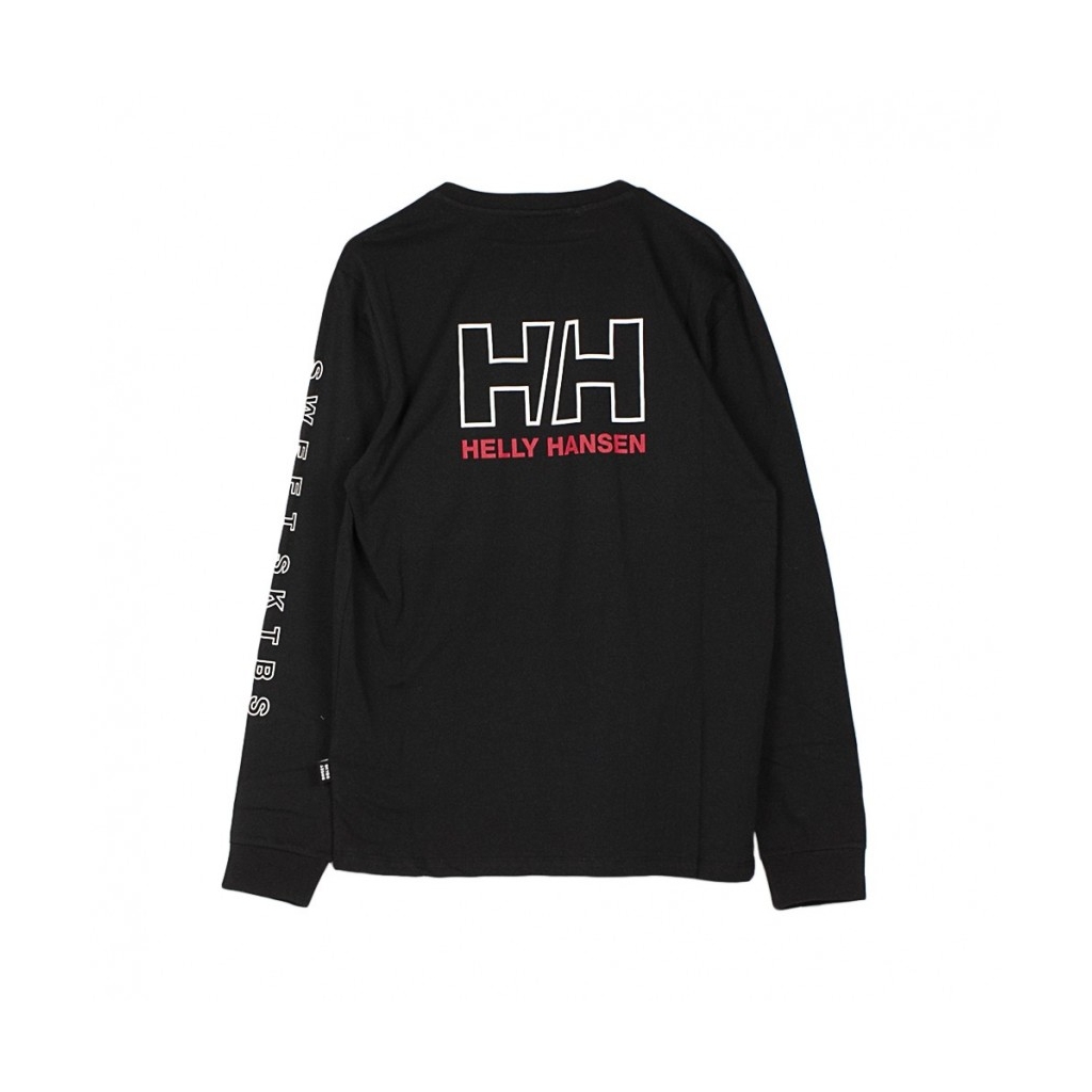 MAGLIETTA MANICHE LUNGHE SWEET HH LOGO L/S BLACK