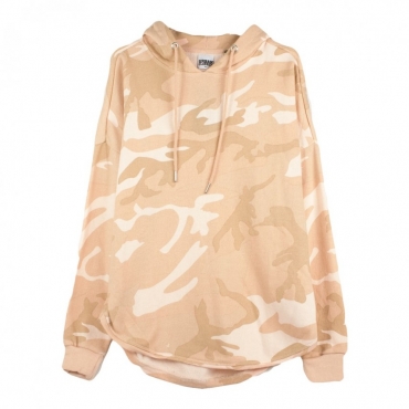 FELPA CAPPUCCIO OVERSIZED CAMO HOODY ROSE CAMO