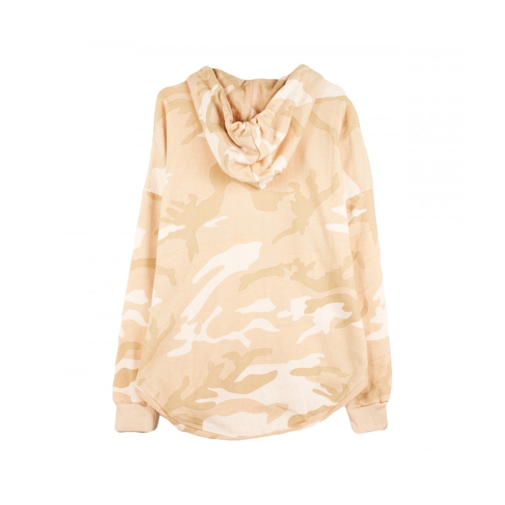 FELPA CAPPUCCIO OVERSIZED CAMO HOODY ROSE CAMO