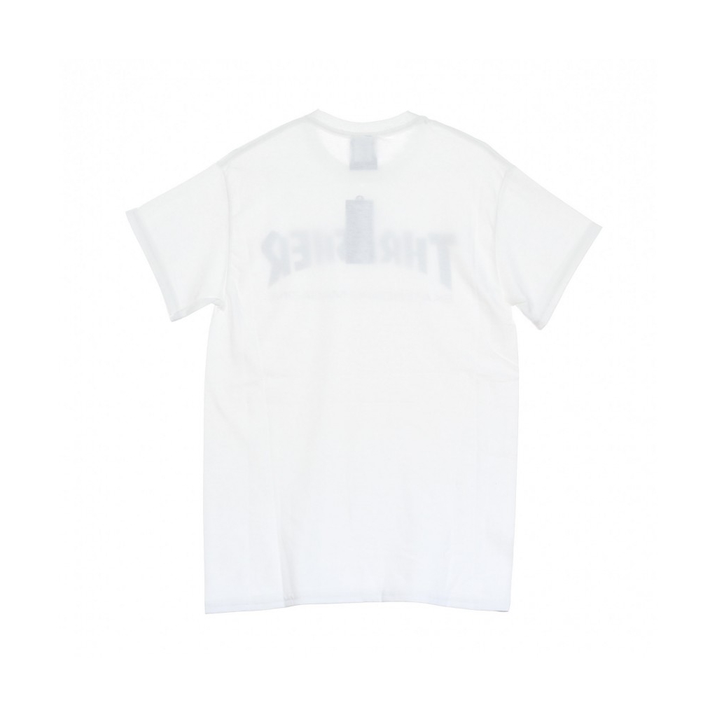 MAGLIETTA SKATEMAG TEE WHITE/BLACK