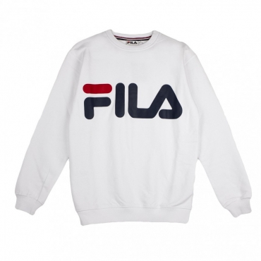 FELPA GIROCOLLO CLASSIC LOGO SWEAT BRIGHT WHITE