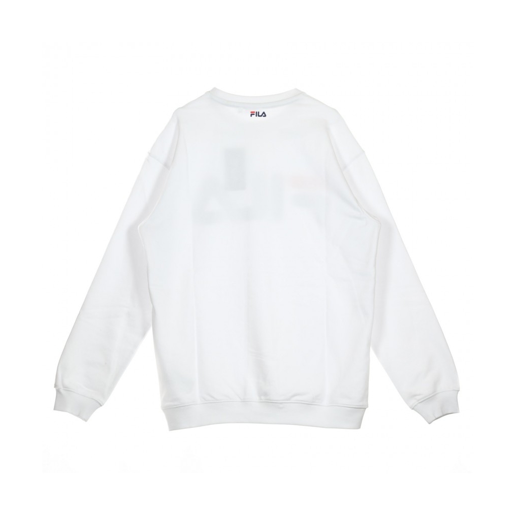 FELPA GIROCOLLO CLASSIC LOGO SWEAT BRIGHT WHITE