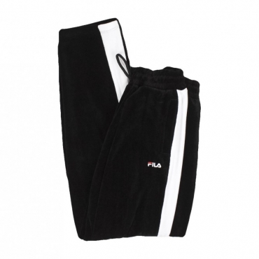 PANTALONE TUTA KEVIN VELVET TRACK PANTS BLACK