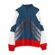 TRACK JACKET V STRIPES WB BLUE/HI RES RED