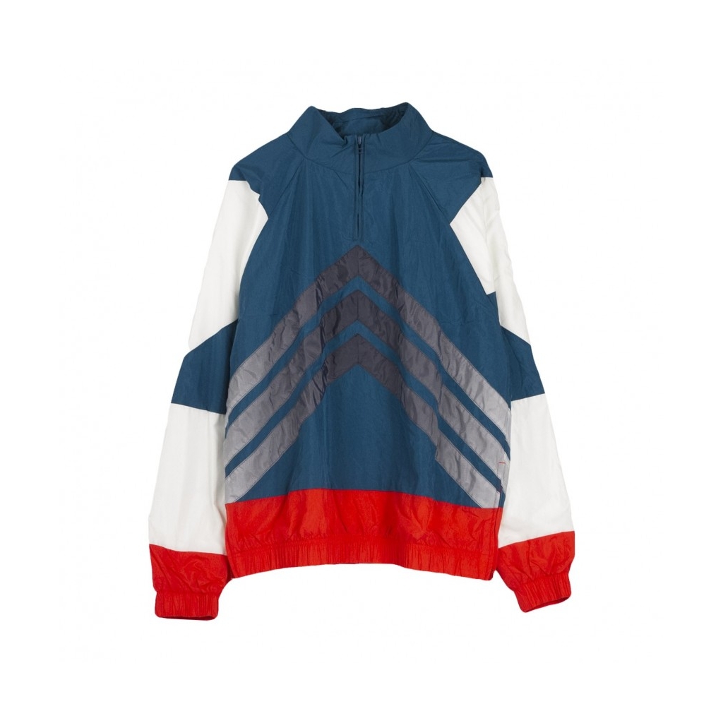 TRACK JACKET V STRIPES WB BLUE/HI RES RED