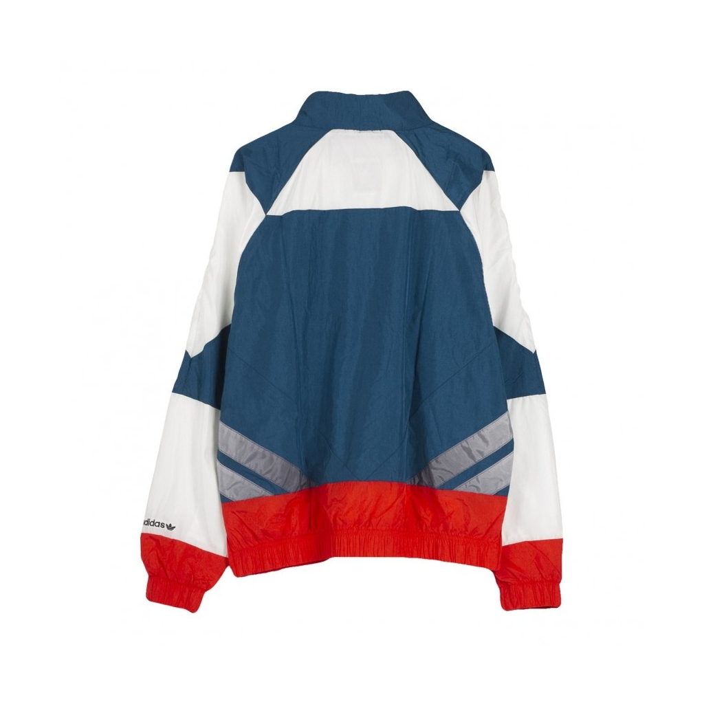 TRACK JACKET V STRIPES WB BLUE/HI RES RED