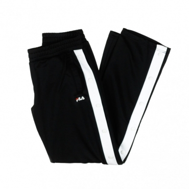 PANTALONE LUNGO VICTORIA BUTTONED TRACK BLACK