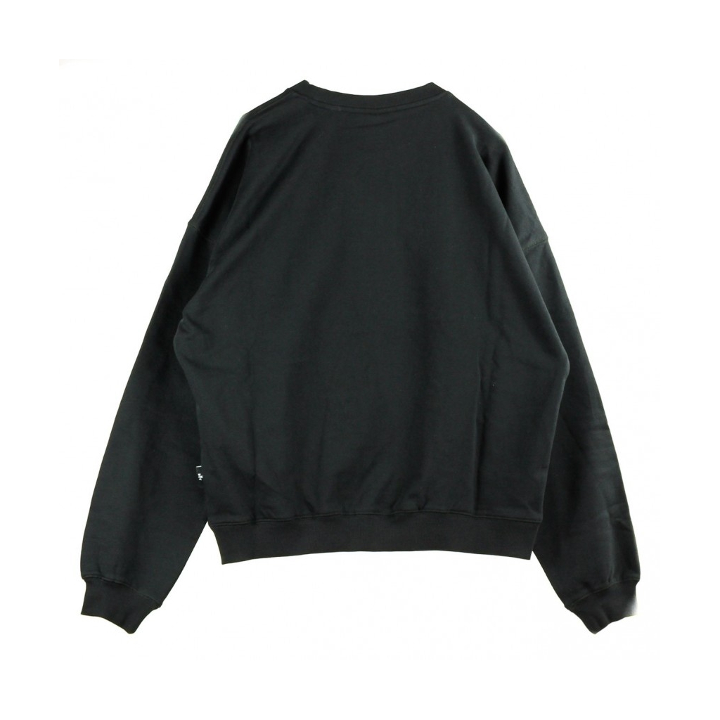 FELPA GIROCOLLO EAGLE TEXTURED SWEAT BLACK/WHITE