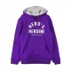 FELPA CAPPUCCIO ARC LOGO PURPLE