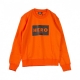 FELPA GIROCOLLO HERO LOGO ORANGE