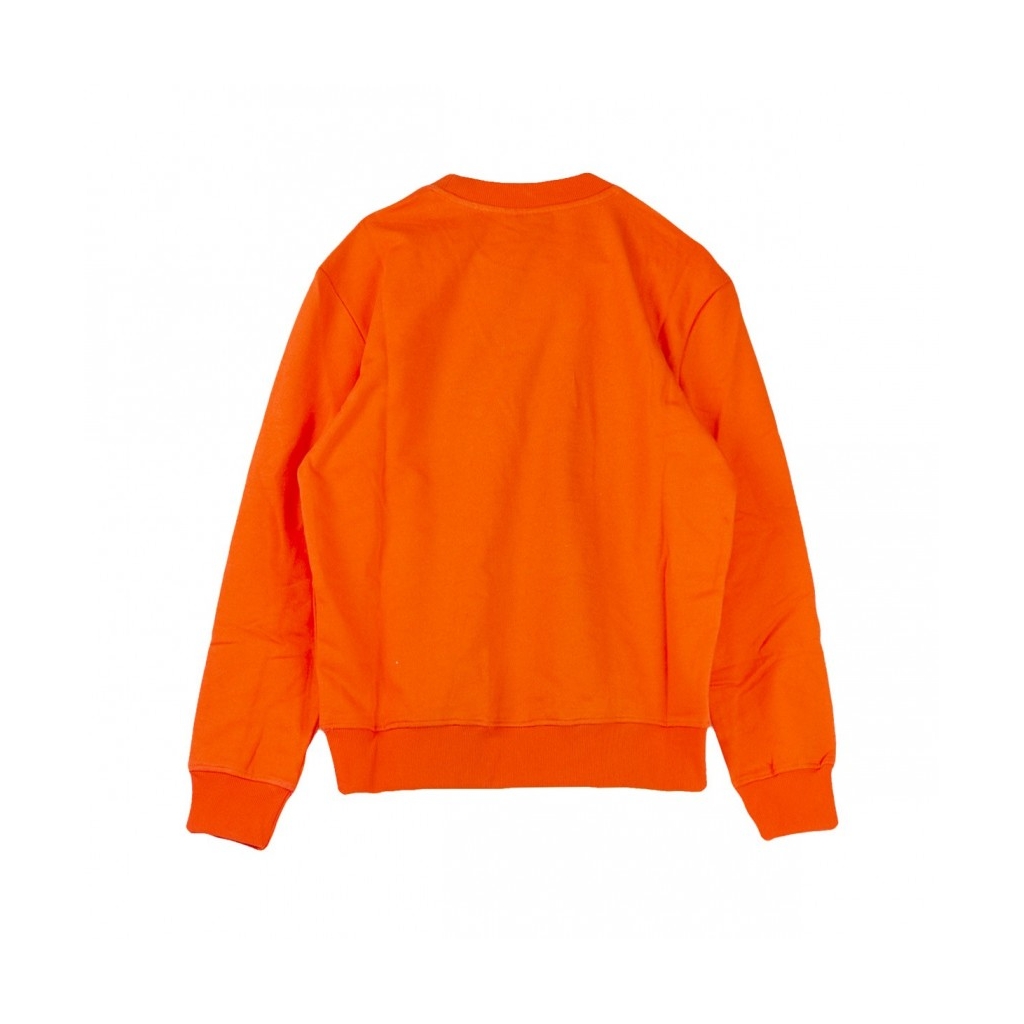 FELPA GIROCOLLO HERO LOGO ORANGE