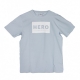 MAGLIETTA HERO LOGO LIGHT BLUE