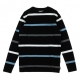 MAGLIETTA MANICHE LUNGHE PARADISE STRIPED TEE BLACK