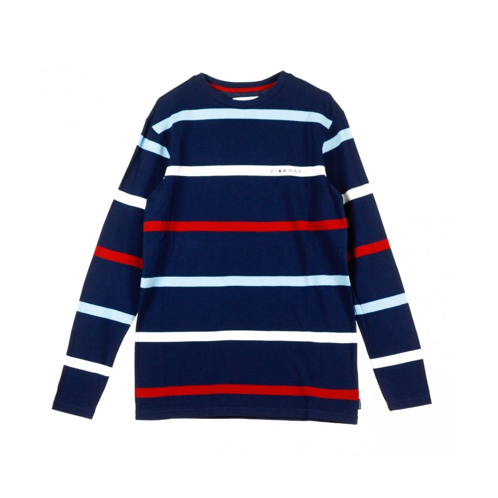 MAGLIETTA MANICHE LUNGHE PARADISE STRIPED TEE NAVY