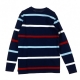 MAGLIETTA MANICHE LUNGHE PARADISE STRIPED TEE NAVY