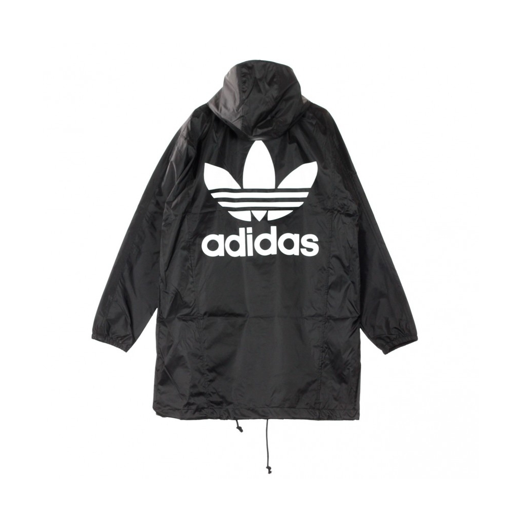 WINDBREAKER TREFOIL COAT BLACK