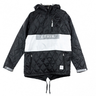 ANORAK QUILT TECH BLACK/WHITE/GREY