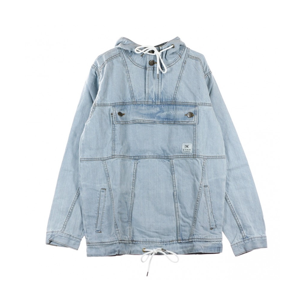 ANORAK DENIM ANORAK LIGHT STONEWASH