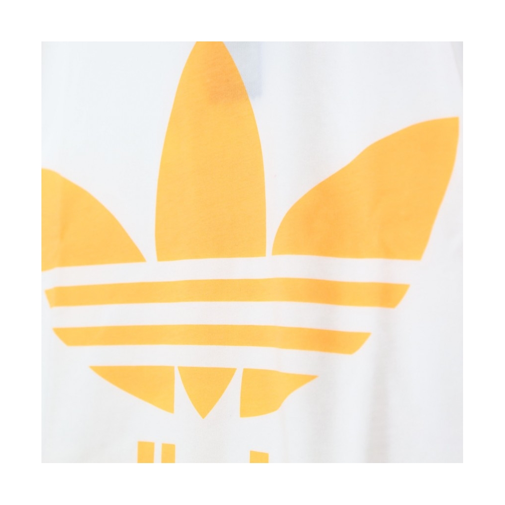 MAGLIETTA BIG TREFOIL TEE WHITE/REAL GOLD