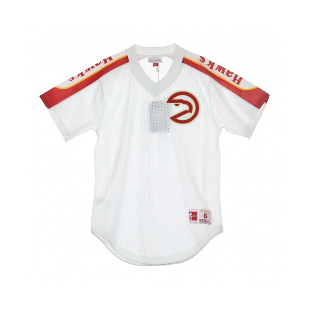 CASACCA NBA WINNING TEAM MESH V-NECK ATLHAW WHITE