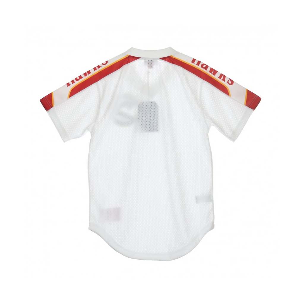 CASACCA NBA WINNING TEAM MESH V-NECK ATLHAW WHITE