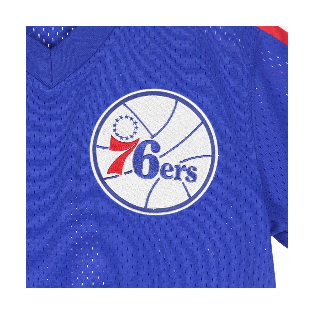 CASACCA NBA WINNING TEAM MESH V-NECK PHI76E ORIGINAL TEAM COLORS